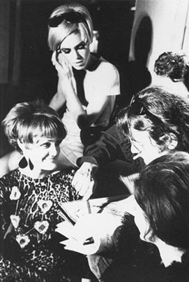 Filming Space Photo with Edie Sedgwick by Billy Name