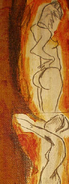 Detail of Graffiti by Alice Burton