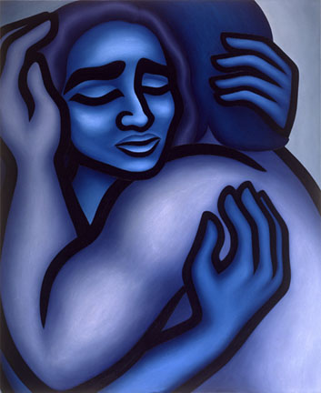 Blue Love by artist, Janet Cristenfeld